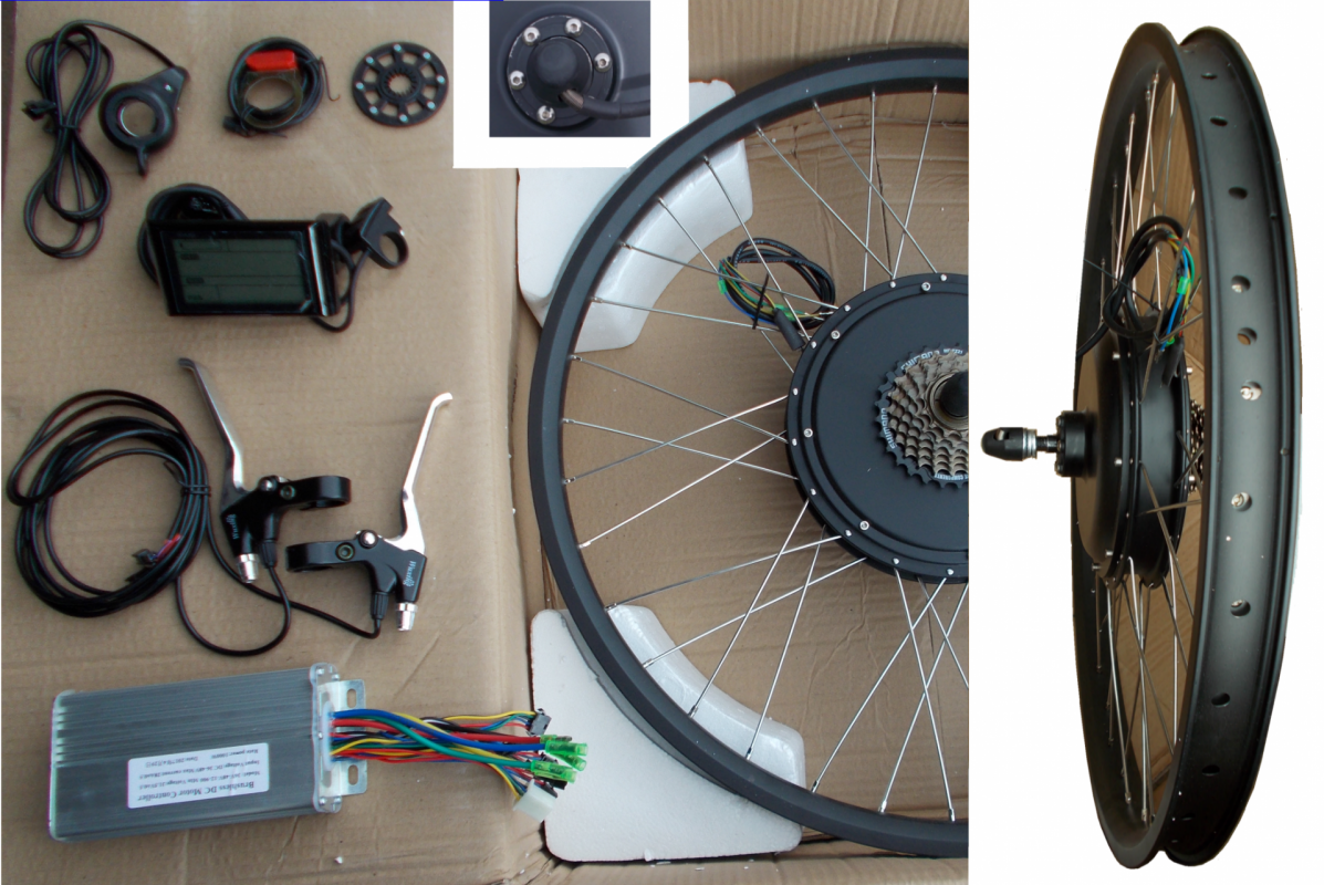 1* Capteur de frein pour vélo électrique hydraulique kit de